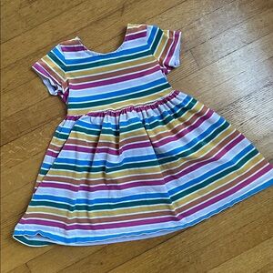 Hanna Andersson Striped Swing Dress 110 (5)